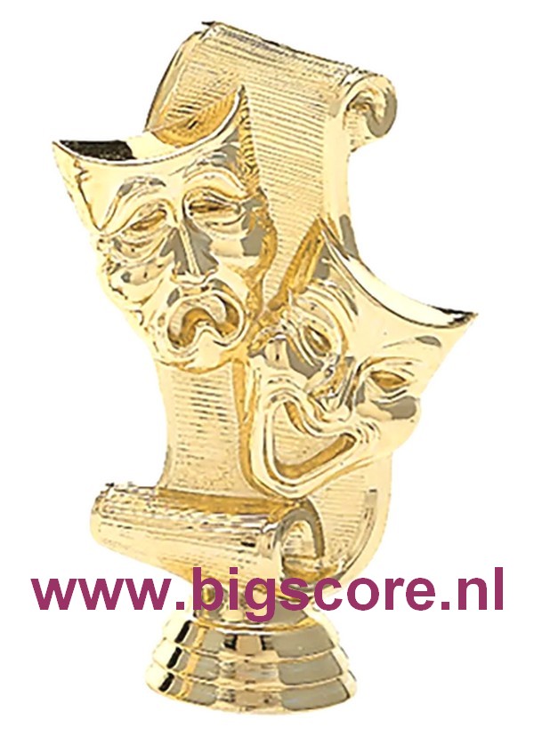 Drama-Carnaval figuur 561 Goud